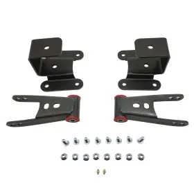 499-230 1st Class Auto Parts 2 Inch -4 Drop Shackles Hangers Lowering Rear For Dodge Ram 2500 3500 94-02 2wd/4wd