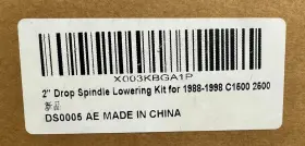 Cy04 1st Class Auto Parts 2 Inch Drop Spindle Lowering Kit For 1988-1999 Chevy C1500 2500 Gmc Yukon 2wd V8