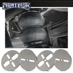 Mmo653789 2014mmotor 4x Universal Air Ride Mount Plates Upper Lower Dual Or Single Port 2500 2600 Bag