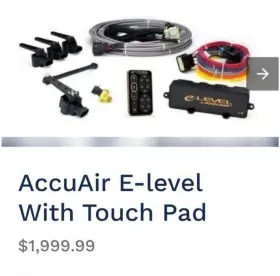 Aa-els4-tpad-en Accuair Aa-els4-tpad-enlevel Air Suspensioncontroller With Touchpad