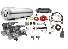 K-endovt-480c2-avs7 Accuair 5 Gallon Endo-vt Aluminum Tank Air Management Kit Airmaxxx 480 Avs 7