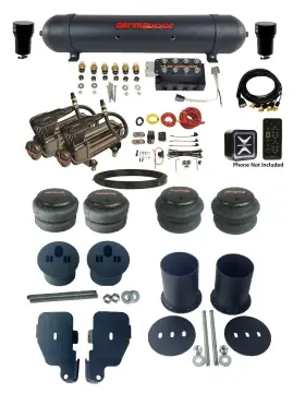 K-imp65-x2b-57abk-vu4-e Accuair Suspension // Airmaxxx P X-series Airride Kit E-level Pressure Vu4 65-70 Chevy Impala