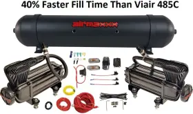 Kimp58-x2b-57abk-vu4e-wk-hf Accuair Suspension // Airmaxxx Vu4 E Connect Air Ride Kit With X-series Fits 58-64 Chevy Impala #3