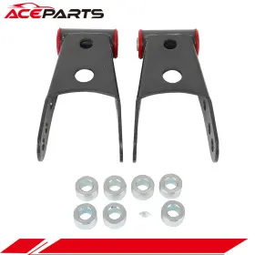 A180894ts01 Aceparts 1 Inch -2 Rear Drop Belltech Shackle Kit For 2015 2016 - 2020 Ford F150 2wd 4wd