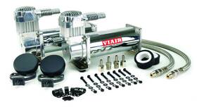 23444b Air Lift Viair 444c Dual Pack Compressor - 200 Psi Black