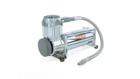 444c Air Lift 729199278013 2.5 Gal. Polished Tank With Viair Chrome Compressor Incl. Fittings #3