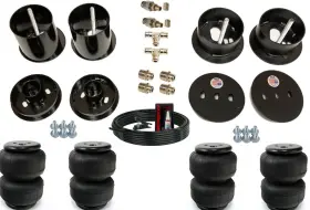 K-bb-cad6162fr-d2500-hf Air Lift Airmaxxx 3/8 Inch Front Rear D25 Suspension Bag Bracket Kit For 1961-62 Cadillac
