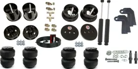 K-bb-cad6162fr-d2500-srhf Air Lift / Airmaxxx 3/8 Inch F&r D2500 Ride Suspension Bag Shock Kit Fits 1961-62 Cadillac