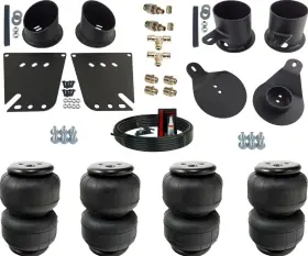 Air Lift / Airmaxxx K-bb-imp58fr-d2500-hf 3/8 Inch Front And Rear Ride Suspension D2500 Bags Fits 1958-64 Impala Caprice