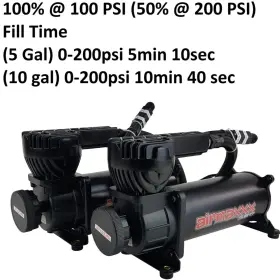 K-fbss-2am580b-59-27685 Air Lift Airmaxxx 3p Airlift 27685 Pressure Management 3/8 Inch Line 580 Blk Compressor And Tank #3