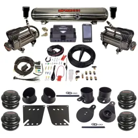 Kimp58-x2b-57pss-27485-wk-3p2 Air Lift Performance // Airmaxxx Alp4 27485 Ride Kit X-series Stainless Tank Fits 1958-64 Impala