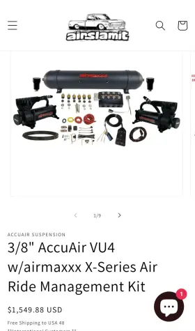 Airmaxxx 2007-2018 C15 Gmc Sierra/chevy Silverado Full Air Suspension Bag Kit With 3 Link