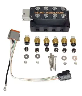 Kc1063-x2b-57abk-vu4eht-wk-hf Airmaxxx Accuair E-level Height Vu4 Air Ride Management Manifold X-series 63-72 C10 2wd #3