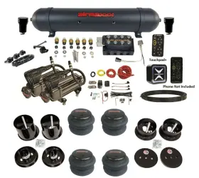Kcad63-x2b-57abk-vu4eht-wk-hf Airmaxxx Accuair E-level Height Vu4 Air Ride Management Manifold X-series 1963-64 Cadi
