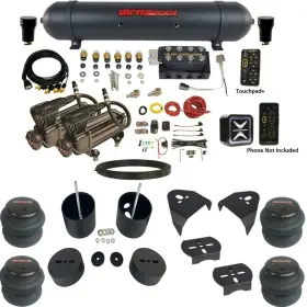 Kgm99-x2b-57abk-vu4ept-wk-hf Airmaxxx Accuair E Level Pressure Vu4 Manifold Air Management X-series For 99-06 Gm 1500