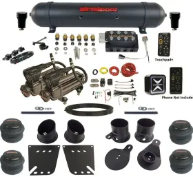 Kimp58-x2b-57abk-vu4eht-wk-hf Airmaxxx Accuair E-level Height Vu4 Air Ride Management Manifold X-series 58-64 Impala
