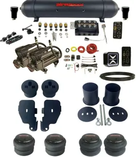 Kimp65-x2b-57abk-vu4eht-wk-hf Airmaxxx Accuair E-level Pressure Vu4 Air Management Manifold X-series Fits Impala 65-70