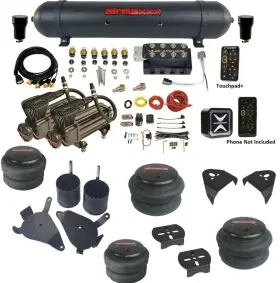 Ks10-x2b-57abk-vu4ept-wk-hf Airmaxxx Accuair Elevel Pressure Vu4 Air Ride Management Manifold X-series 82-04 S10 2wd