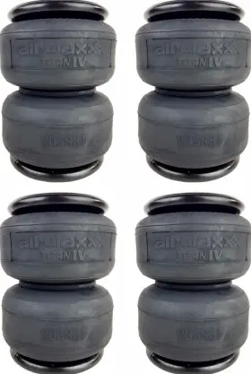 Ai-am-abt-254-4 Airmaxxx Four 4 Ply Air 2500 Bags Heavy Duty Titan Iv Single 1/2 Inch Npt Port Spring