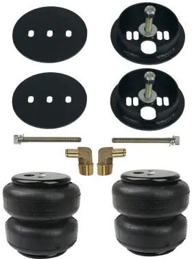 K-brkt-d26-c10-rear-14 Airmaxxx Air Lift Rear Bracket Bags D2600 Ride Suspension 1/4 Inch Fits 1963-72 C10 Chevy