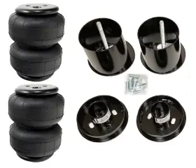 K-bb-cad6364fr-d25-srhf Airmaxxx // Air Lift Performance 3/8 Inch Front Rear Airlift D2500 Ride Suspension Bag And Shock Kit For 63-64 Cadi #2