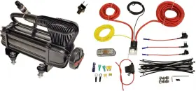 Am-comx1b-amwk1-120 Airmaxxx X-series Black Compressor 100% Duty 200 Psi With Wiring Install Kit