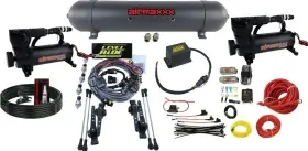 K-a580b2-57abk-lrh Airmaxxx Avs Level Ride Po-wk-hf Manifold Height Pressure Black 580 Aluminum Air Management