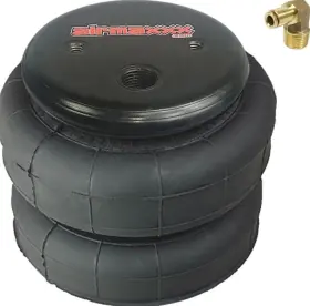 Bag-2500-12e Airmaxxx 2500 Bag With 1/2 Inch Hose Elbow Fitting For Air Ride Suspension Car Truck