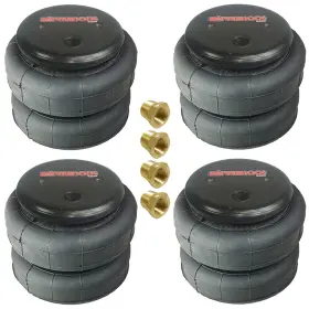 Bag-2500-384-037 Airmaxxx 4 2500 Bags Standard Suspension Part Single 3/8 Inch Npt Port Air Ride Springs