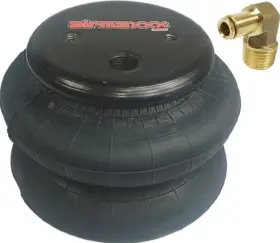 Bag-2600-382fe Airmaxxx 2 Bags 2600 Lb And 3/8 Inch Hose Elbow For Truck Tow Kit Air Ride Suspension #2