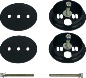 Bb-r-c10 Airmaxxx Rear Bag Brackets Air Ride Suspension Fits 1963-1972 Chevy C10 Truck C-10
