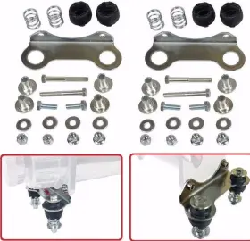 Com-iso-ch-01-004 Airmaxxx Chrome Air Compressor Vibration Isolator Upgrade Feet Kit For Single Viair 480