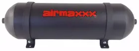 Fbss-alumtank-36-blk Airmaxxx 3 Gallon 6 Port Air Tank Black 24 Inch Seamless Spun Aluminum Ride Suspension