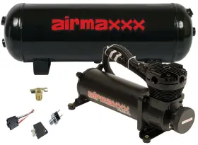 Fbss-am480b1-3g-200 Airmaxxx Black 480 Air Compressor 3 Gallon Tank With Water Drain 165/200 Switch