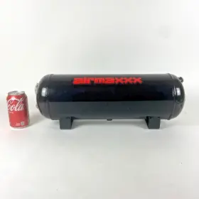 Fbss-tank-36 Airmaxxx 3 Gallon Steel Air Tank 6 Port Suspension Train Horn Compressor Black