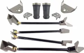 K-4li-tri-bb-110 Airmaxxx Weld On Triangulated 4 Link Kit With Rear Brackets Sleeve Bags Air Ride Suspension