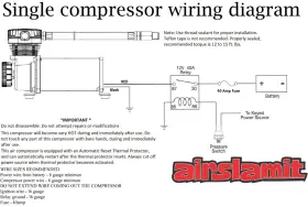 K-a400c1-amwk1-180 Airmaxxx Chrome 400 Air Compressor 150/180 Switch And Wiring Kit For Ride #2