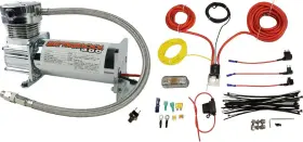 K-a400c1-amwk1-200 Airmaxxx Chrome 400 Air Compressor 165/200 Switch And Wiring Kit For Ride