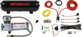 Airmaxxx K-a400p1-amwk1-200-36s Pewter 400 Compressor Kit With 3 Gal Steel Tank 165/200 Switch And Wiring