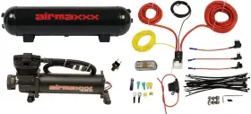 Airmaxxx K-a480b1-amwk1-150-36s Black 480 Air Compressor Wire Kit 120/150 Switch And 3 Gallon Steel Tank