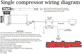 K-a480c1-amwk1-120-36ablk Airmaxxx Chrome 480 Air Compressor 90/120 Switch Wiring And 3 Gal Black Aluminum #3