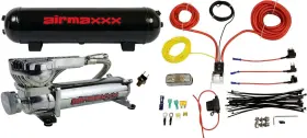 K-a480c1-amwk1-120-36s Airmaxxx Chrome 480 Air Compressor Wire Kit 90/120 Psi With 3 Gallon Steel Tank