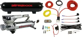 Airmaxxx K-a480c1-amwk1-180-36s Chrome 480 Air Compressor Wire Kit 150/180 Psi With 3 Gallon Steel Tank