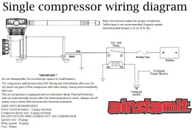 K-a580b1-amwk1-180-36ablk Airmaxxx Black 580 Air Compressor 150/180 Switch Wiring And 3 Gal Aluminum #3
