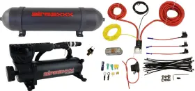 K-a580b1-amwk1-180-36ablk Airmaxxx Black 580 Air Compressor 150/180 Switch Wiring And 3 Gal Aluminum