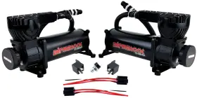 K-a580b2-59ablk-180 Airmaxxx Dual Black 580 Air Compressors And 5 Gallon Aluminum Tank Suspension #2