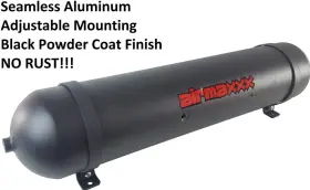 K-a580b2-59ablk-180 Airmaxxx Dual Black 580 Air Compressors And 5 Gallon Aluminum Tank Suspension #3
