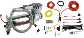 K-a580c1-amwk1-180 Airmaxxx Chrome 580 Air Compressor 150/180 Switch And Wiring Kit For Ride