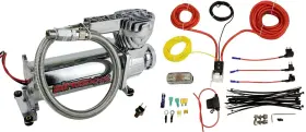 K-a580c1-amwk1-200-36s Airmaxxx Chrome 580 Air Compressor 165/200 Switch Complete Wiring Kit And Tank #2