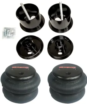 K-bb-cad6570fr-26-hf Airmaxxx 3/8 Inch Front Rear Bag Bracket Mount Kit Fits 1965-70 Cadillac Air Ride Suspension #2